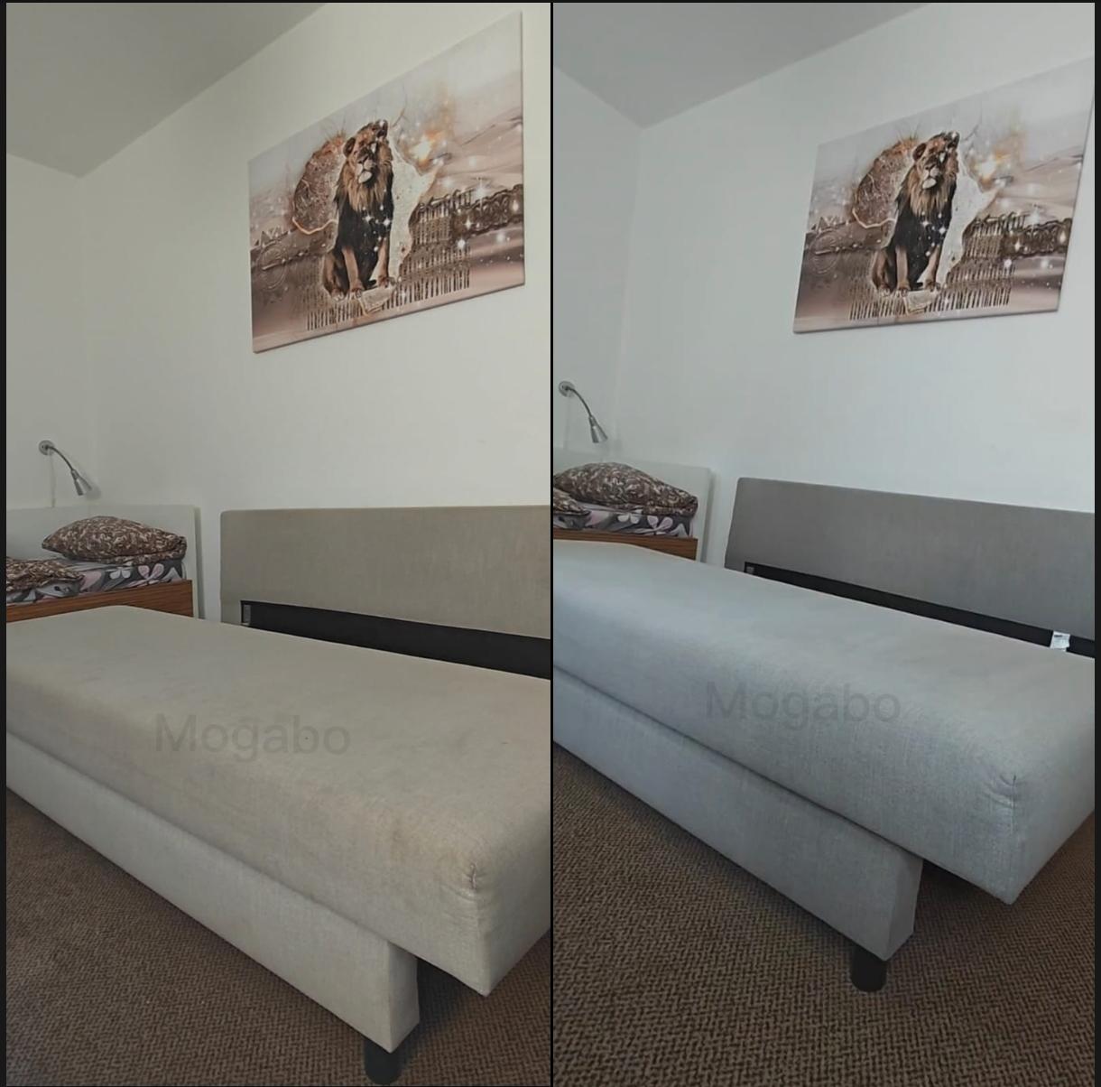 Vorher-Nachher-Ergebnis: Sofa